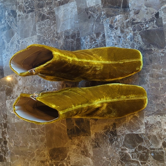 Sam Edelman Velvet Codie boots rust mustard - Picture 10 of 12